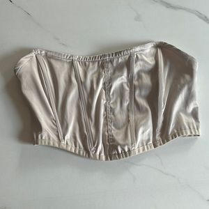 GARAGE Women’s Cream Corset Top - S